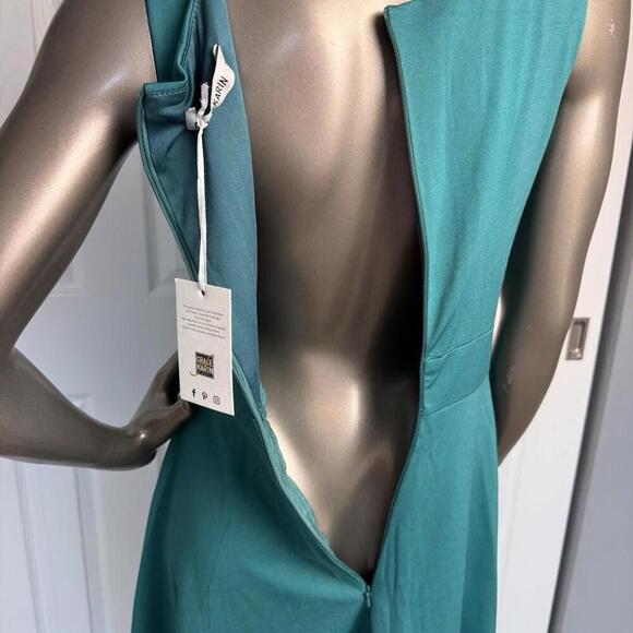 Grace Karin Dress Sleeveless Turquoise Women Medium  Wedding Formal Bridesmaid - Picture 2 of 9